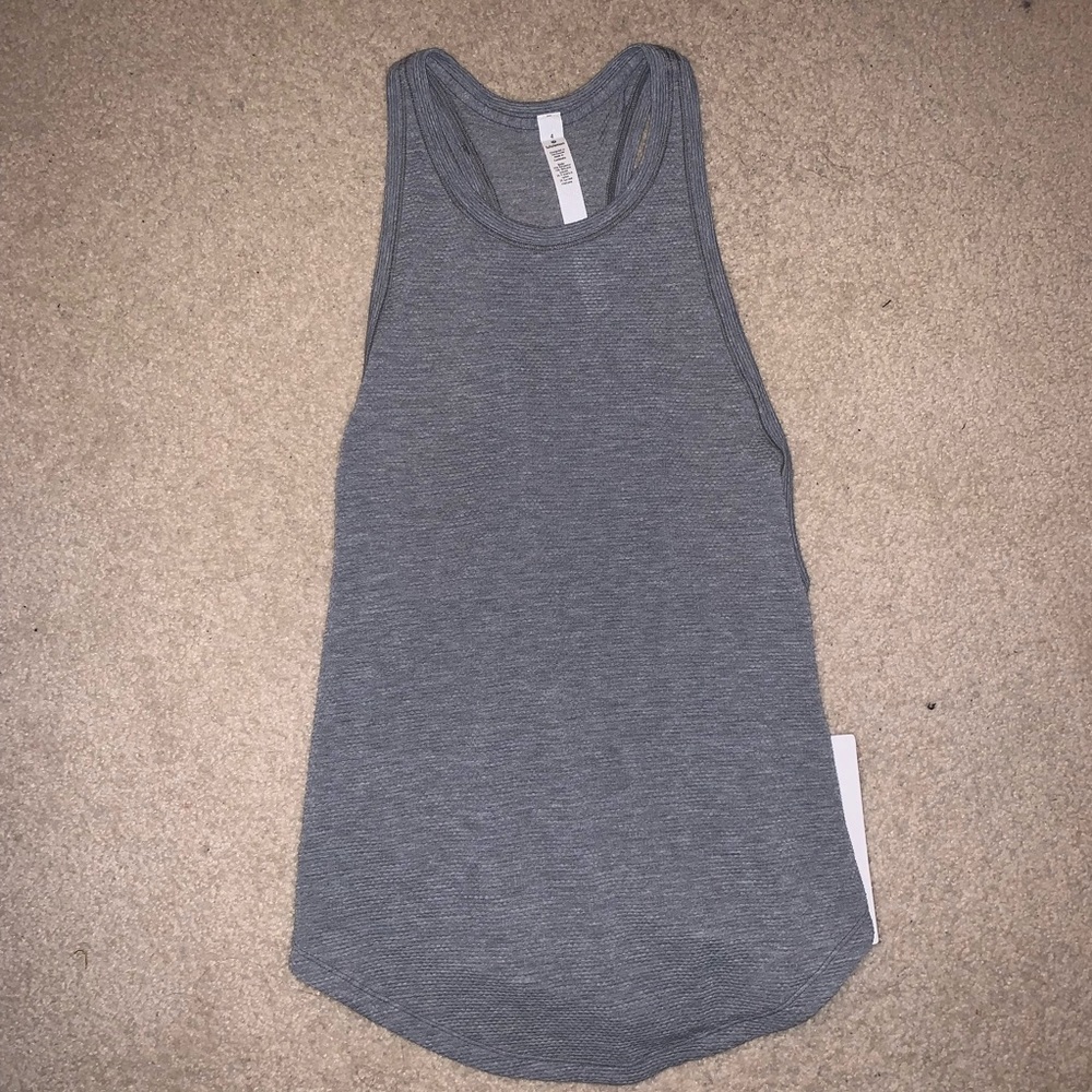 Gray Lululemon tank top